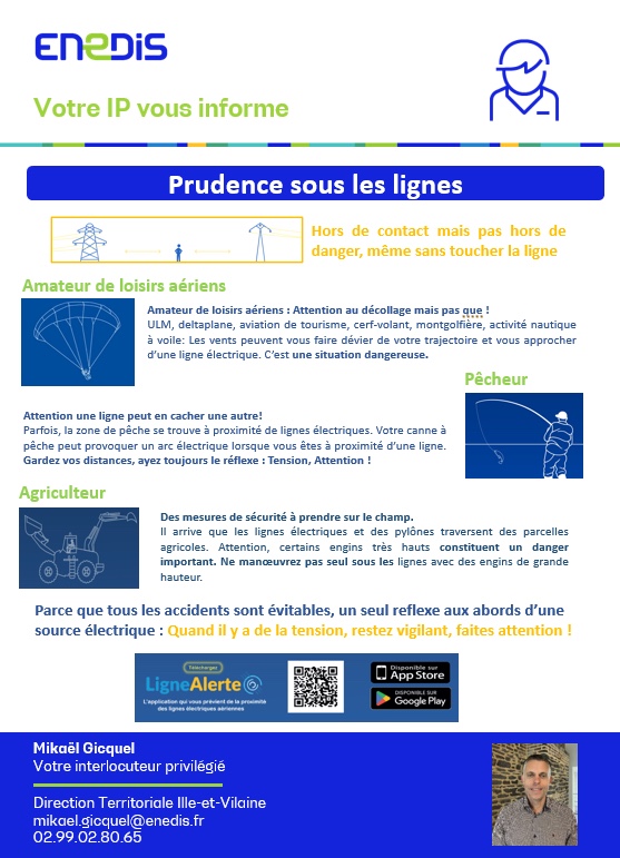 ENEDIS attention lignes