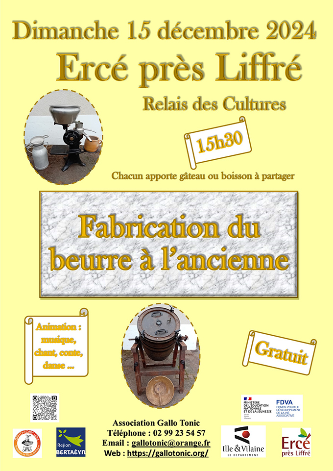 GalloTonic Fabrication beurre Erce